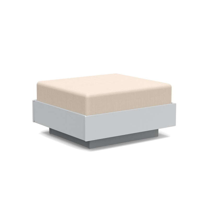 Nisswa Ottoman - Loll Designs - Stools + Benches + Ottomans - Black - Flax - HORNE