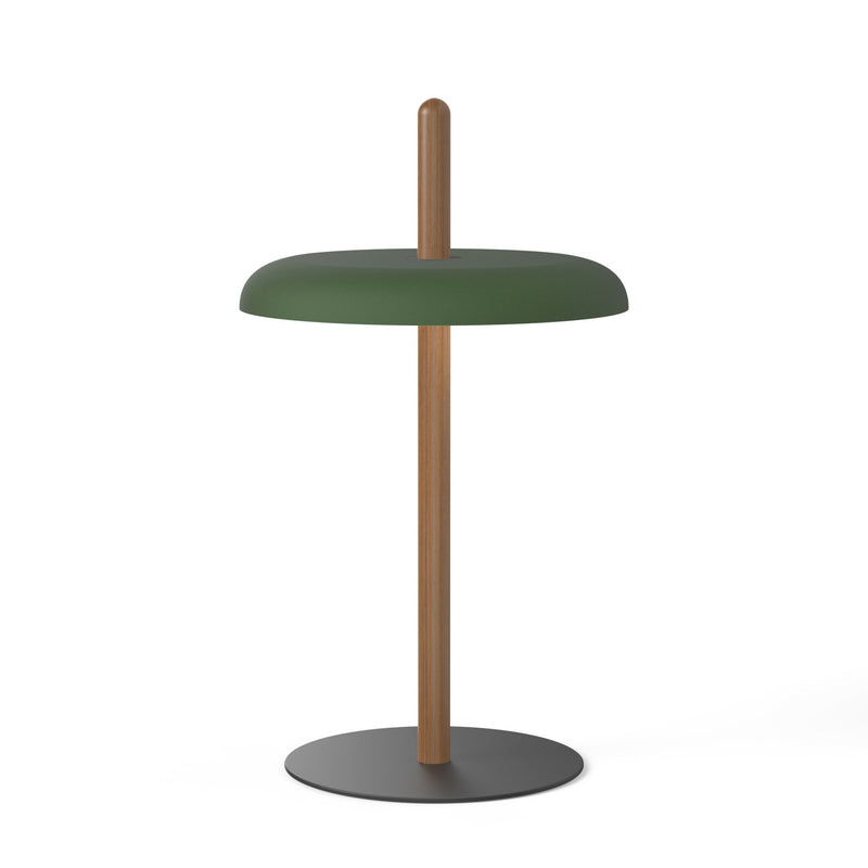 Nivél Table Lamp - Pablo Designs - Table + Task - White Oak - Black - HORNE