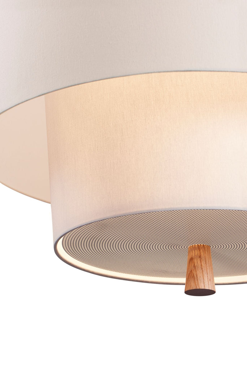 Nomen Pendant - Pletz - Pendants - Pure White Linen - HORNE