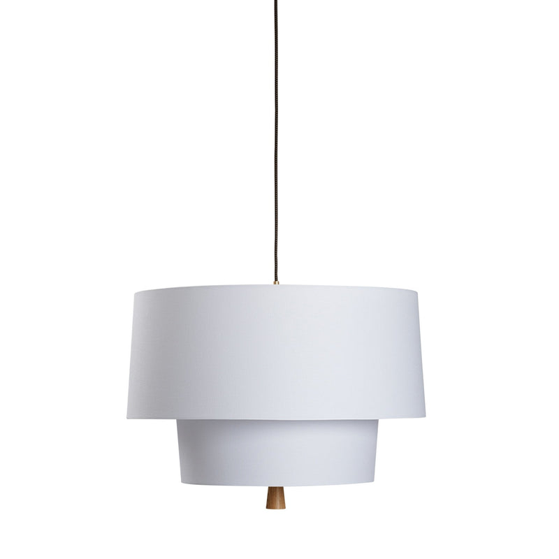 Nomen Pendant - Pletz - Pendants - Pure White Linen - HORNE
