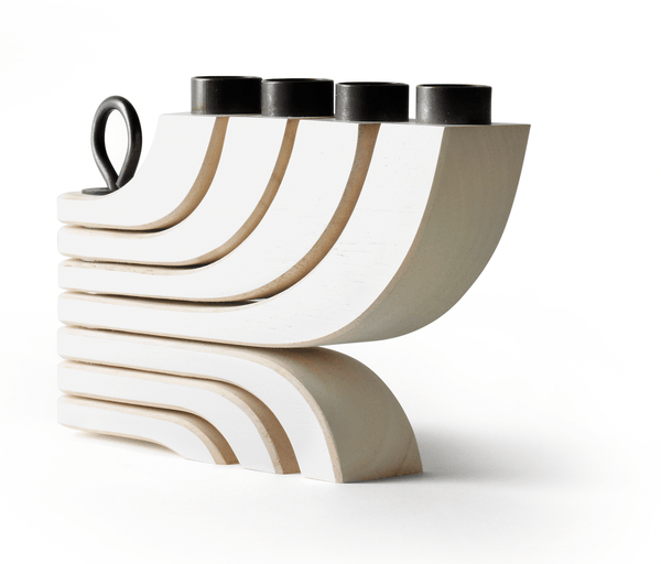 Nordic Light Foldable Candelabra - Design House Stockholm - Candle Holders - White - HORNE