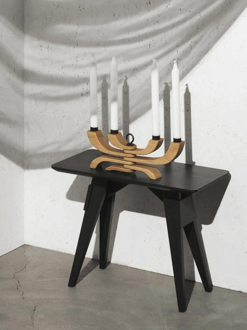 Nordic Light Foldable Candelabra - Design House Stockholm - Candle Holders - White - HORNE