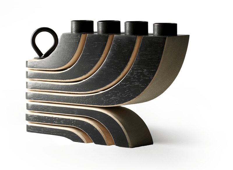 Nordic Light Foldable Candelabra - Design House Stockholm - Candle Holders - White - HORNE