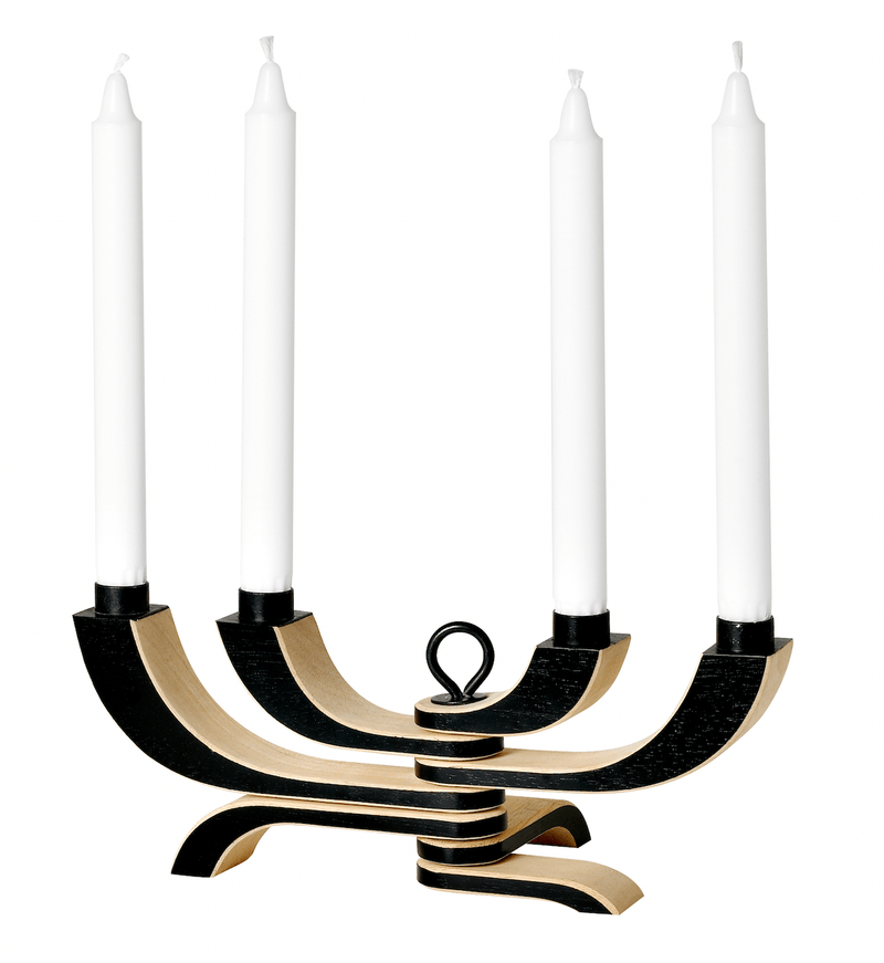 Nordic Light Foldable Candelabra - Design House Stockholm - Candle Holders - White - HORNE