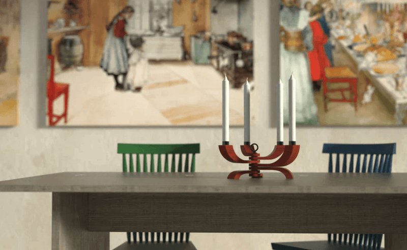 Nordic Light Foldable Candelabra - Design House Stockholm - Candle Holders - White - HORNE