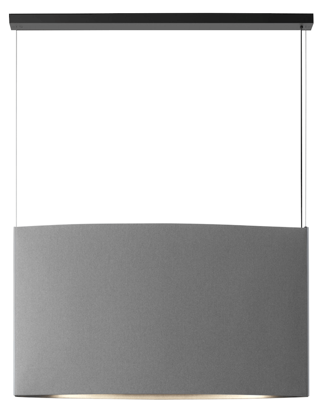 Noren S/123.2 LED Dimmable Pendant - Bover - Pendants - Direct Light Only - Dark Grey - HORNE