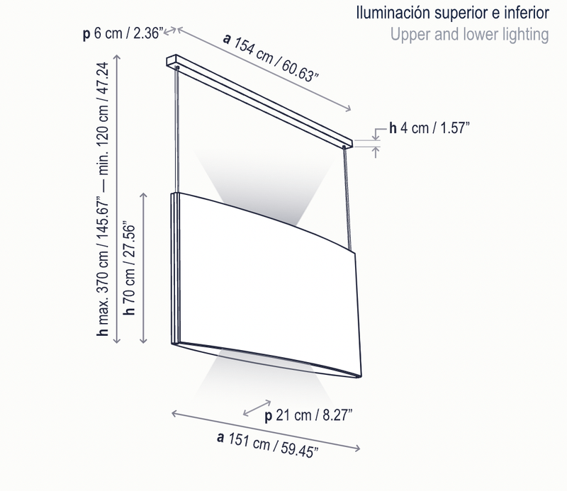 Noren S/151.2 LED Dimmable Pendant - Bover - Pendants - Direct Light Only - Dark Grey - HORNE