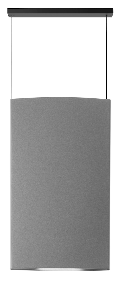 Noren S/72 LED Dimmable Pendant - Bover - Pendants - Direct & Indirect Light - Dark Grey - HORNE