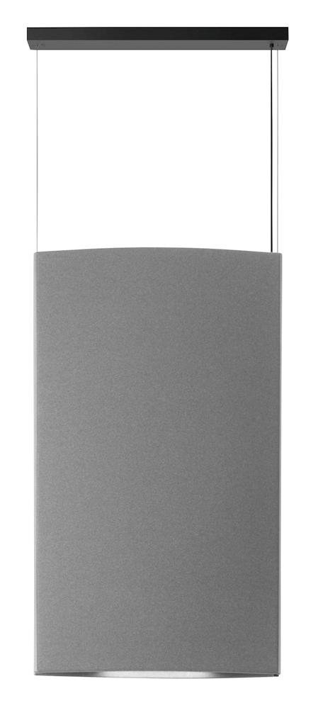 Noren S/72 LED Dimmable Pendant - Bover - Pendants - Direct & Indirect Light - Dark Grey - HORNE