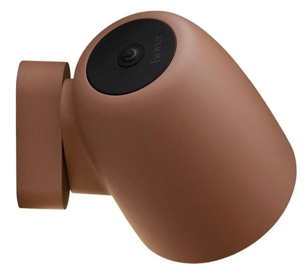 Nut A/01 Outdoor Wall Lamp - Bover - Wall Sconces - Textured Terracotta - 0 - 10V Dimmable - HORNE