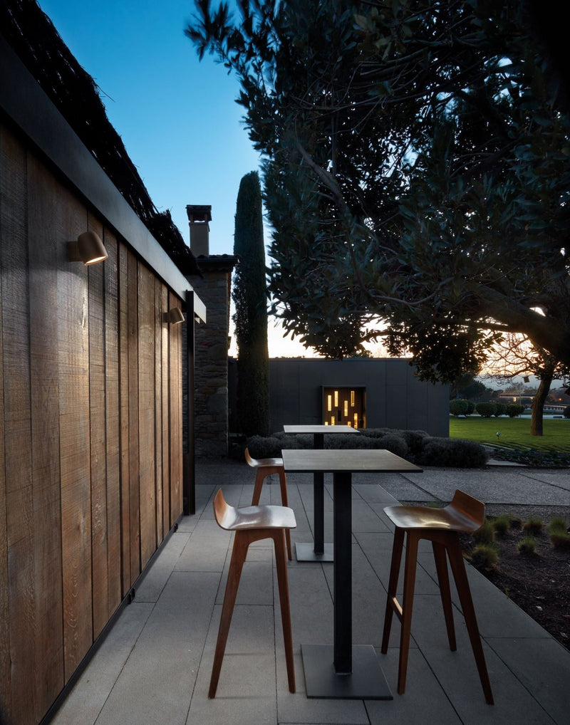 Nut A/01 Outdoor Wall Lamp - Bover - Wall Sconces - Textured Black - 0 - 10V Dimmable - HORNE