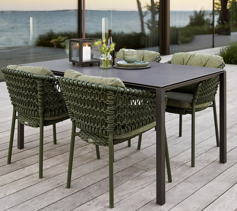 Ocean Chair - Cane Line - Outdoor Furniture - Dark Green - No Cushion - HORNE