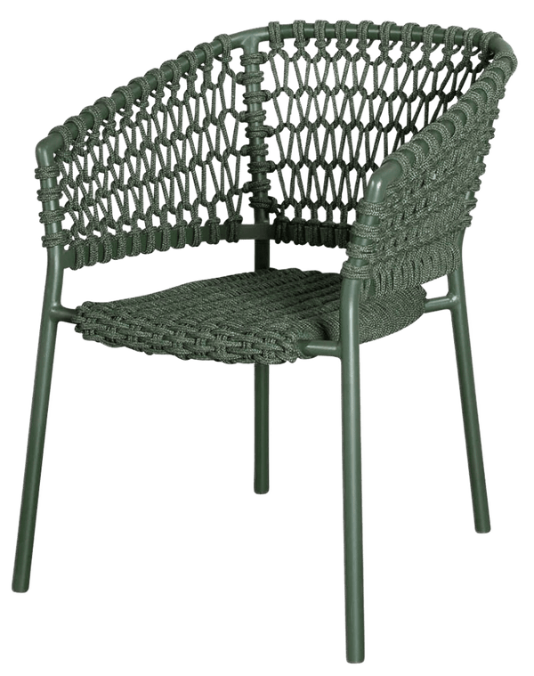 Ocean Chair - Cane Line - Outdoor Furniture - Dark Green - No Cushion - HORNE