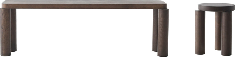 Offset Bench - Resident - Table + Task - Natural - HORNE