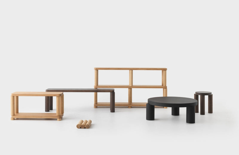 Offset Shelf - Small - Resident - Table + Task - Natural - 1 - Tier - HORNE