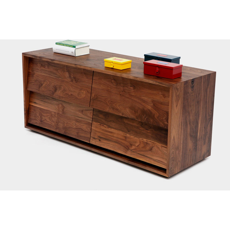 Oliver Small Walnut Storage Chest of Drawers
