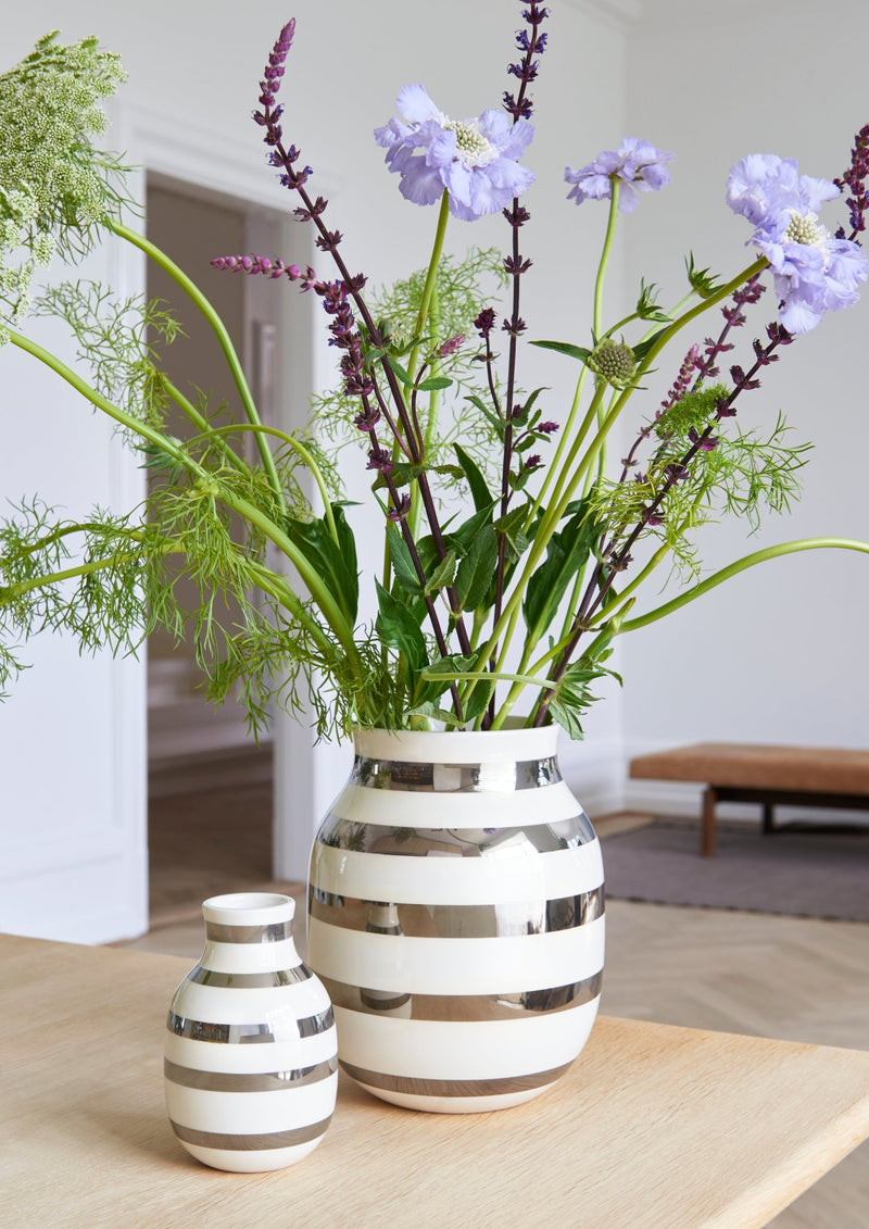 Omaggio Vase - Silver - Kähler - Vases - 6.3