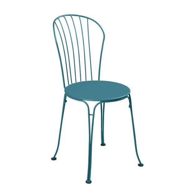 Opera+ Side Chair - Set of 2 - Fermob - Outdoor Furniture - Acapulco Blue - HORNE