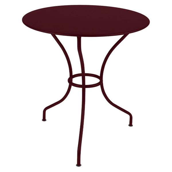 Opera+ Table 26" - Fermob - Outdoor Furniture - Black Cherry - HORNE