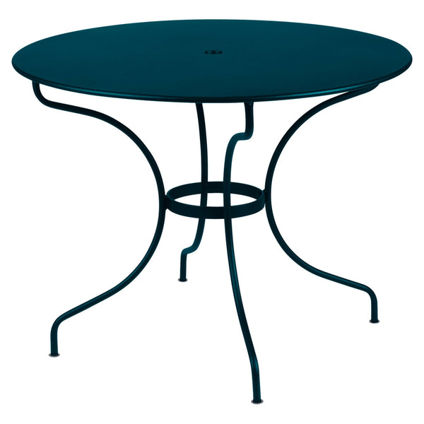 Opera+ Table 38" - Fermob - Outdoor Furniture - Acapulco Blue - HORNE