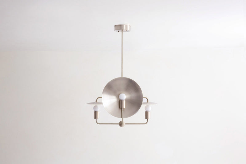 Orbit Chandelier - Workstead - Chandeliers - Hewn Brass - Small - HORNE