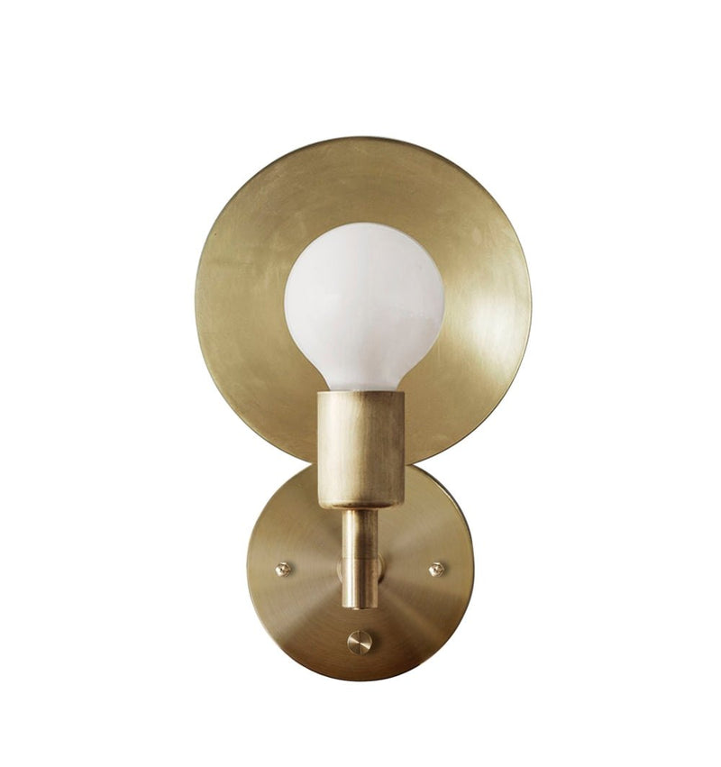 Orbit Sconce - Workstead - Wall Sconces - Hardwired - Hewn Brass - HORNE