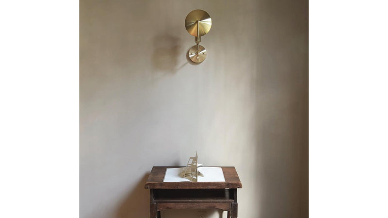 Orbit Sconce - Workstead - Wall Sconces - Hardwired - Hewn Brass - HORNE