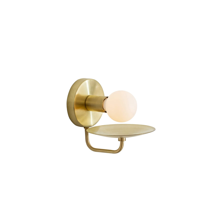 Orbit Solo Wall Sconce - Workstead - Wall Sconces - Brushed Nickel - HORNE