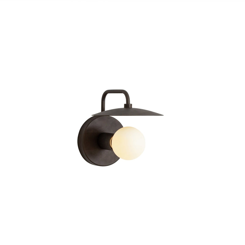 Orbit Solo Wall Sconce - Workstead - Wall Sconces - Brushed Nickel - HORNE