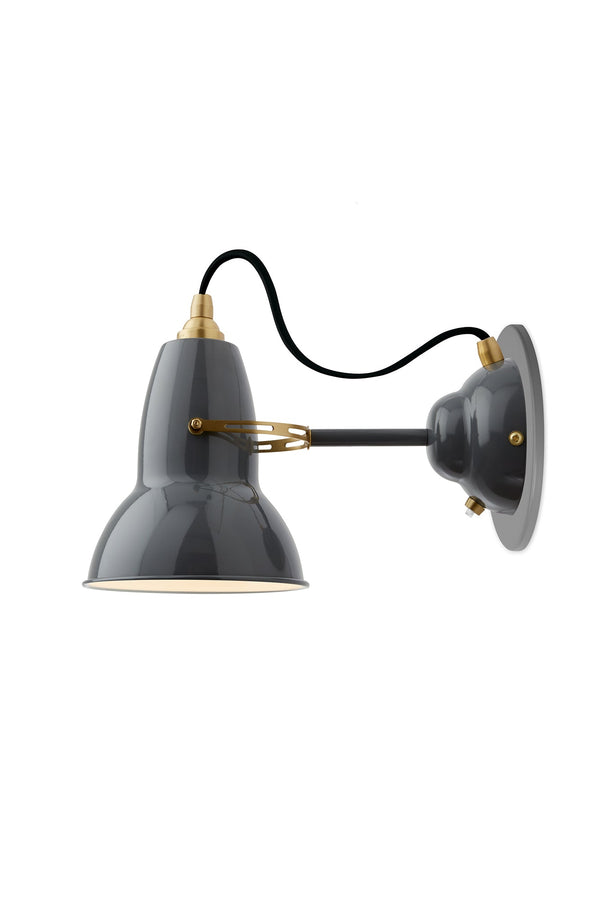 Original 1227 Brass Wall Light - Anglepoise - Wall Sconces - Elephant Grey - HORNE