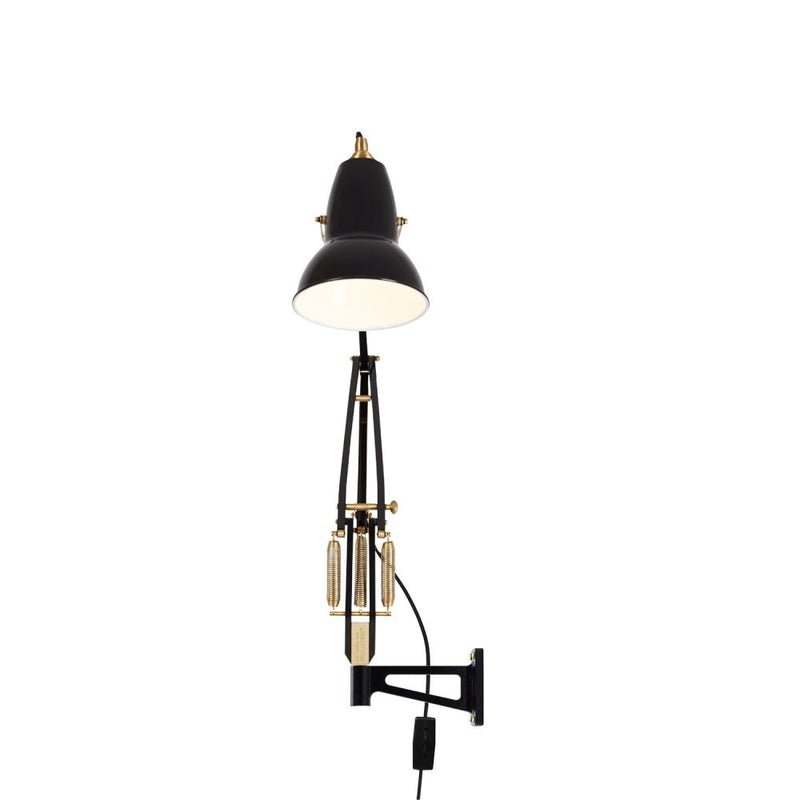 Original 1227 Brass Wall Mounted Lamp - Anglepoise - Wall Sconces - Jet Black - HORNE