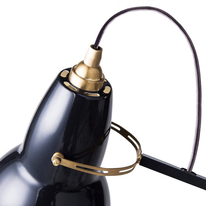 Original 1227 Brass Wall Mounted Lamp - Anglepoise - Wall Sconces - Jet Black - HORNE