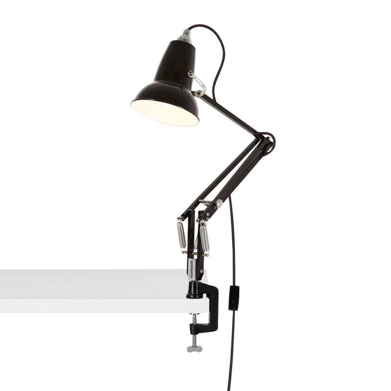 Original 1227 Mini Lamp with Clamp - Anglepoise - Table + Task - Jet Black - HORNE