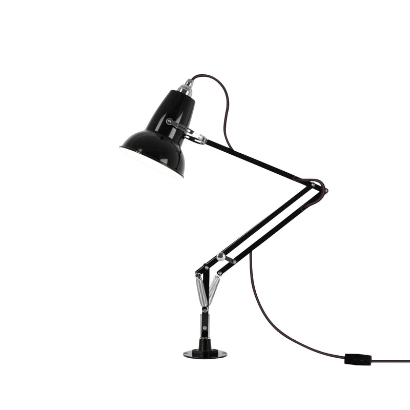 Original 1227 Mini Lamp with Desk Insert - Anglepoise - Table + Task - Jet Black - HORNE