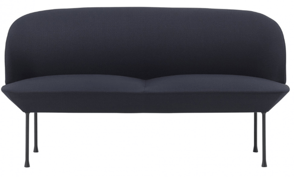 Oslo Sofa - 2 - Seater - Muuto - Sofas - Navy Vidar 554 & Navy Blue Legs - HORNE