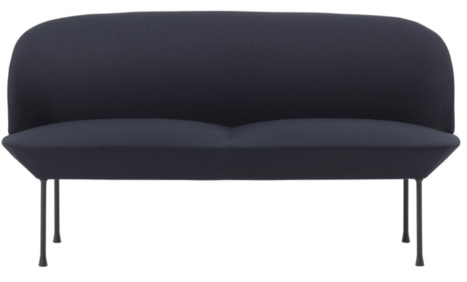 Oslo Sofa - 2 - Seater - Muuto - Sofas - Navy Vidar 554 & Navy Blue Legs - HORNE