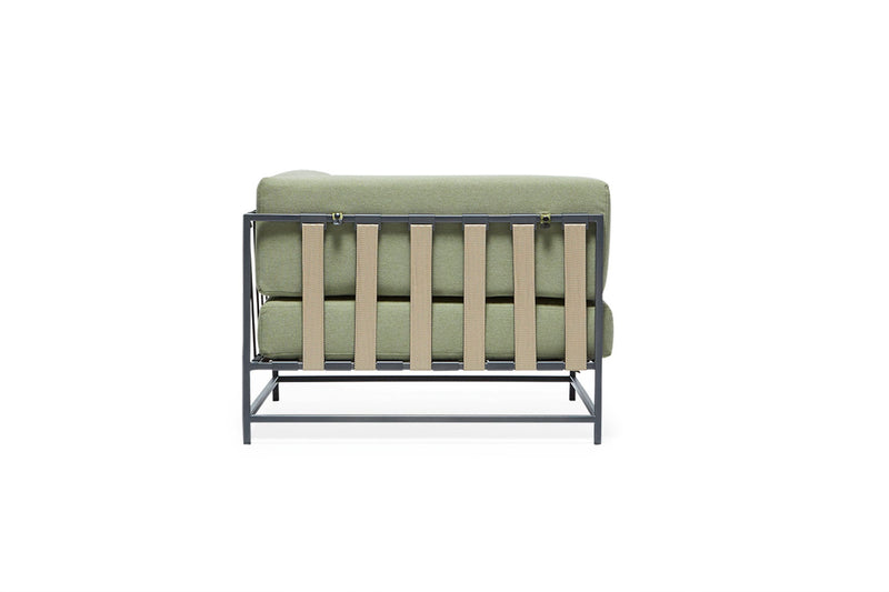 Outdoor Corner Chair - Stephen Kenn - Chairs - Cream & Charcoal - HORNE