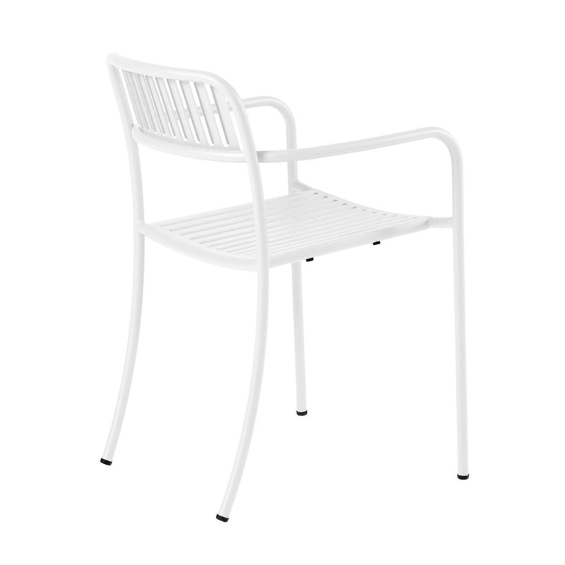 Outdoor Patio Slatted Armchair - Set of 2 - Tolix - Outdoor Furniture - Dark Grey - HORNE