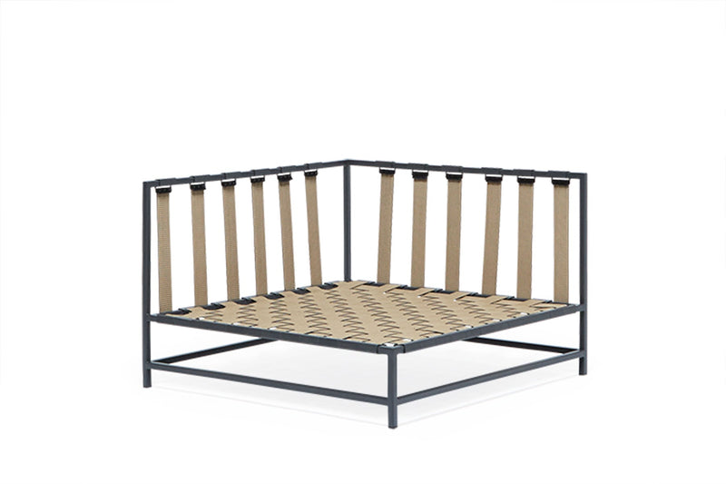 Outdoor Sectional - Stephen Kenn - Sofas - Cream & Charcoal - HORNE