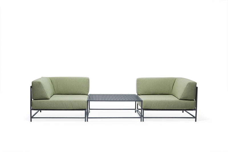 Outdoor Sectional - Stephen Kenn - Sofas - Cream & Charcoal - HORNE