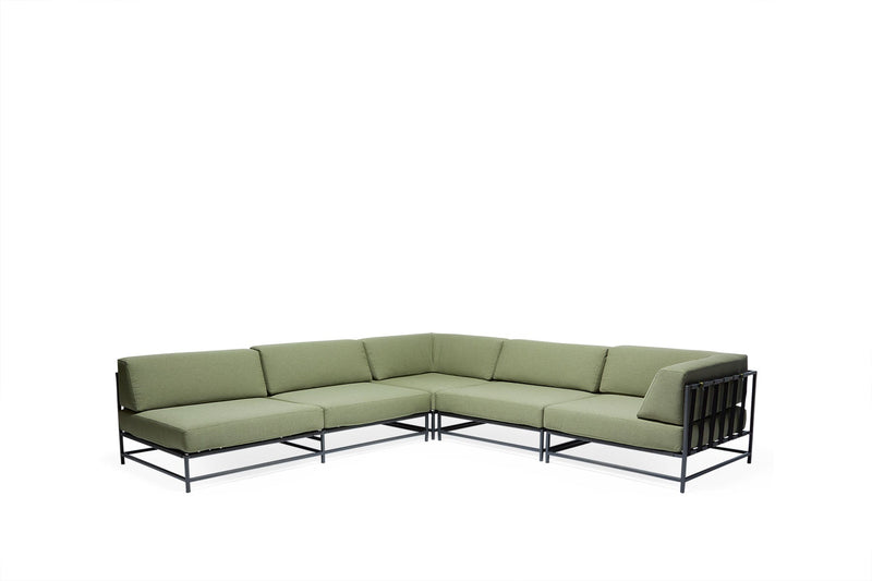 Outdoor Sectional - Stephen Kenn - Sofas - Cream & Charcoal - HORNE