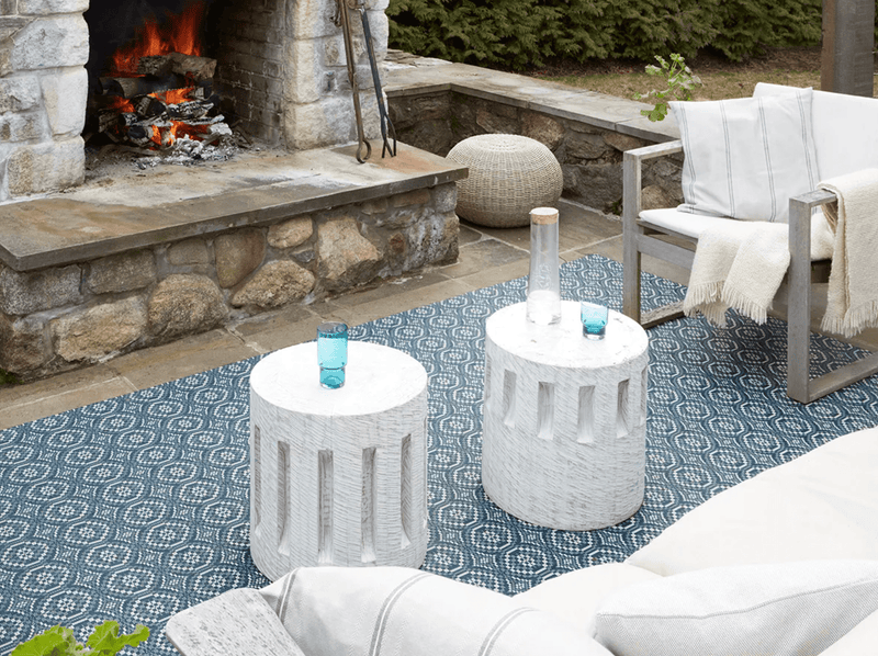 Overshot Floor Mat - Chilewich Rugs - Small - Thyme - HORNE