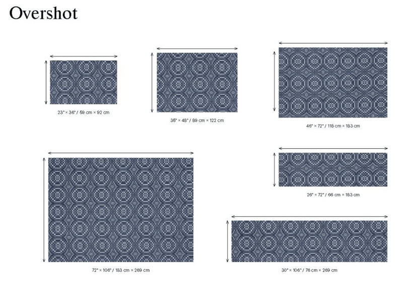 Overshot Floor Mat - Chilewich Rugs - Small - Thyme - HORNE