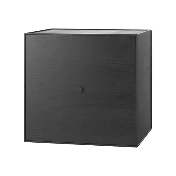 Overstock - Frame 49 Storage Box - Black Stained Ash With Door & Shelf - Audo Copenhagen - Sale - HORNE
