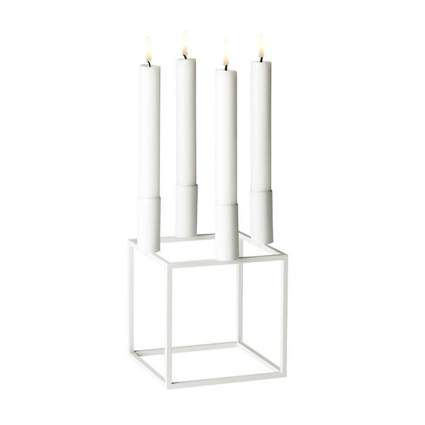 Overstock - Kubus 4 Candle Holder - White - Audo Copenhagen - Sale - HORNE