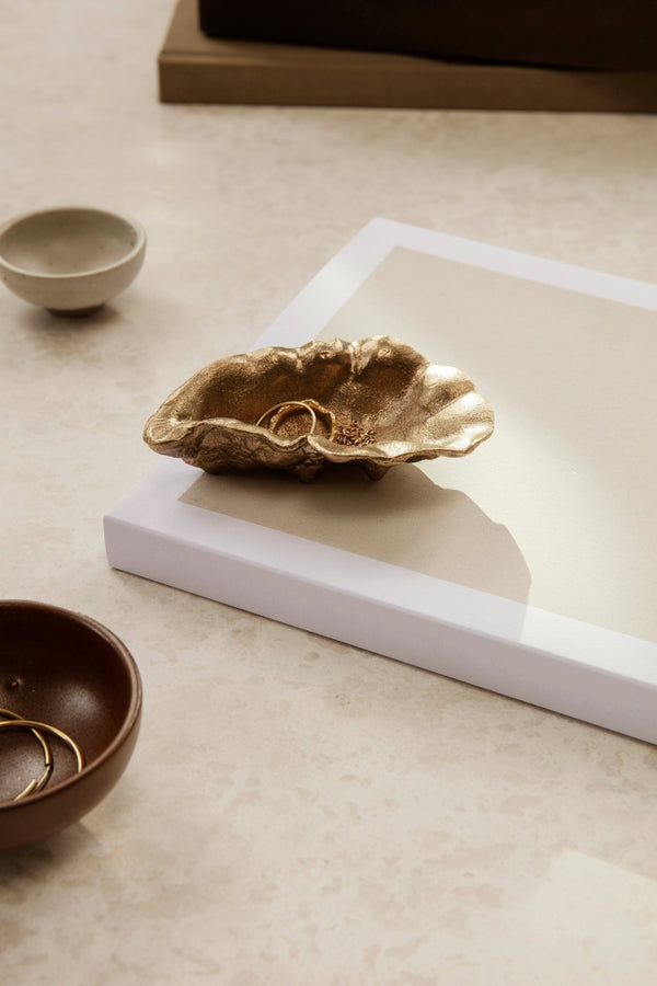 Oyster Bowl - Ferm Living - Serveware - Brass - HORNE