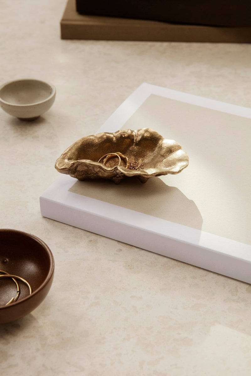 Oyster Bowl - Ferm Living - Serveware - Brass - HORNE