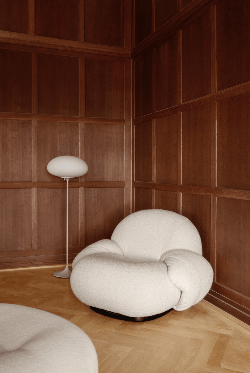 Pacha Lounge Chair w/ Armrests - Gubi - Chairs - Matte Black - No Thanks - Gabriel Tempt - 60152 - HORNE