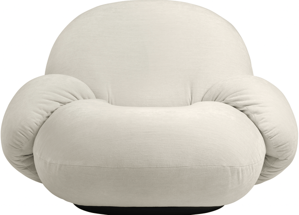 Pacha Lounge Chair w/ Armrests - Gubi - Chairs - Matte Black - No Thanks - Gabriel Tempt - 60152 - HORNE