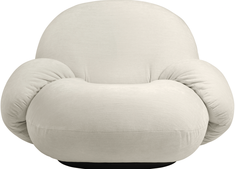 Pacha Lounge Chair w/ Armrests - Gubi - Chairs - Matte Black - No Thanks - Gabriel Tempt - 60152 - HORNE